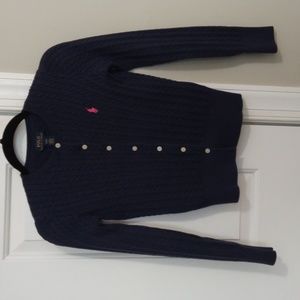 Polo Ralph Lauren girl's cable knit cardigan